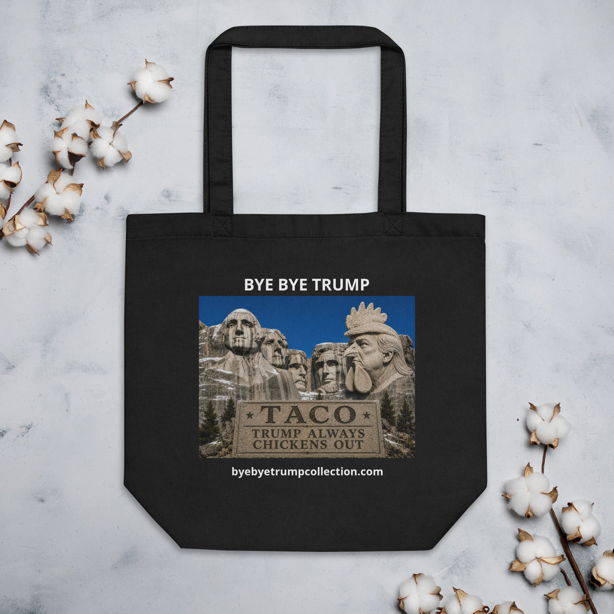 Monument TACO — Sac BYE BYE TRUMP — aperçu du produit