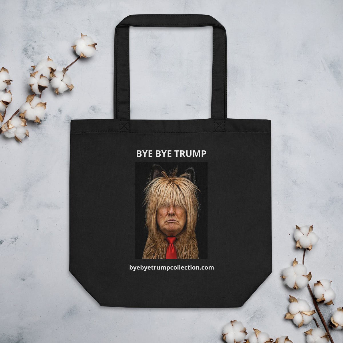 Trump mal coiffé — Sac BYE BYE TRUMP — aperçu du produit