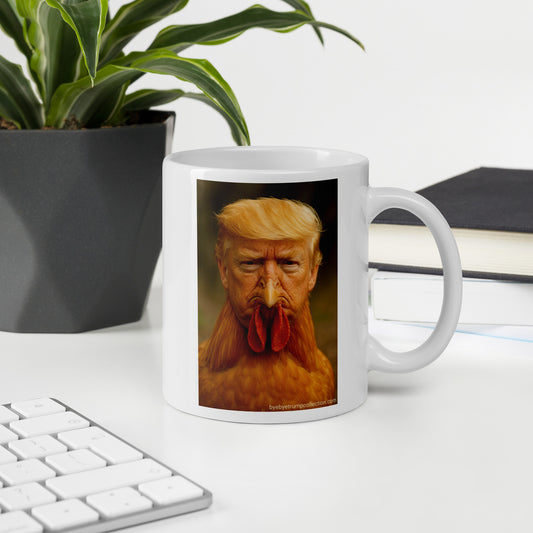 Poulet — Tasse illustrée — aperçu du produit 2, Bye Bye Trump Collection