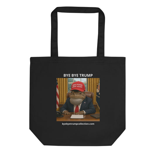 Crapaud présidentiel — Sac fourre-tout BYE BYE TRUMP — aperçu du produit