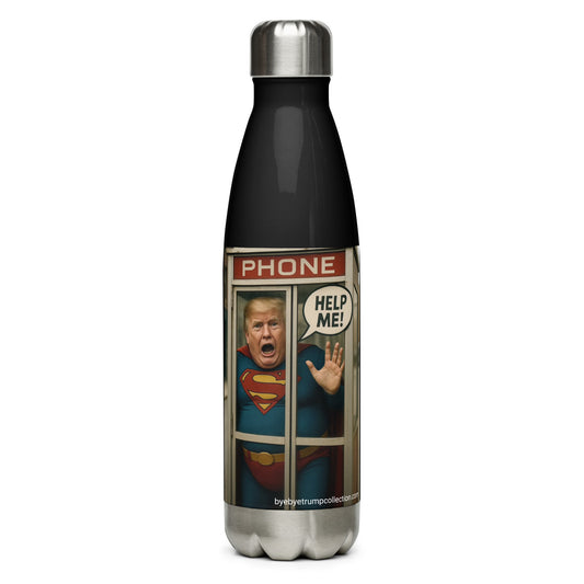 Super Trump — Gourde en acier inoxydable — aperçu du produit 2, Bye Bye Trump Collection