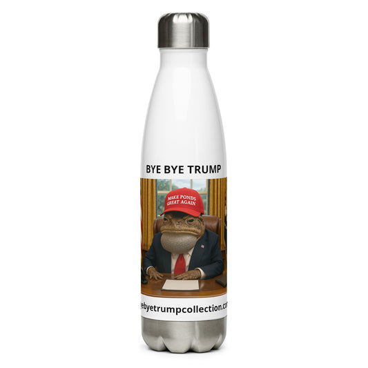 Crapaud présidentiel — Gourde BYE BYE TRUMP — aperçu du produit