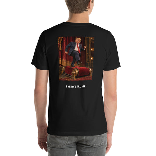 Le tapis rouge sans fin — T-shirt BYE BYE TRUMP — aperçu du produit