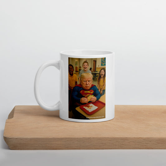 À la cafétéria — Tasse illustrée — aperçu du produit 2, Bye Bye Trump Collection