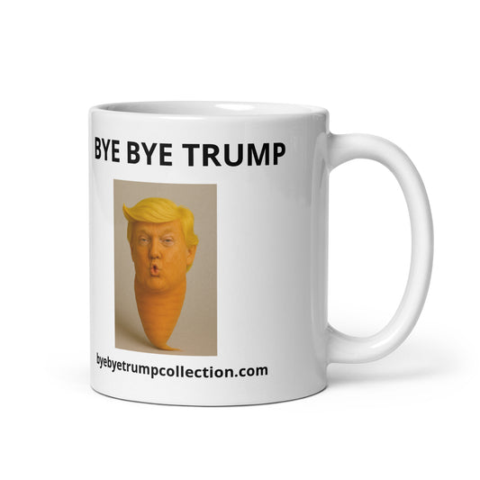Trump-carotte — Tasse illustrée BYE BYE TRUMP — aperçu du produit
