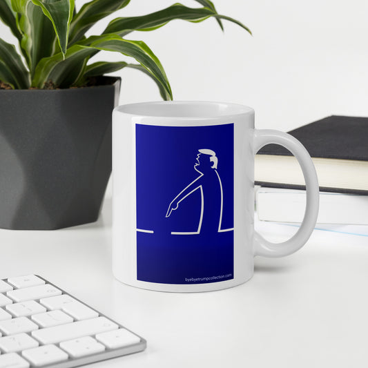 La Linea — Tasse illustrée — aperçu du produit 2, Bye Bye Trump Collection